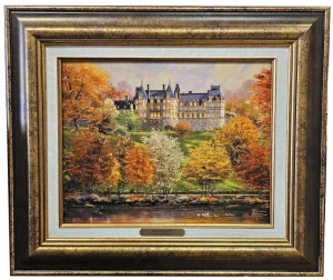 Thomas Kinkade Studios "Biltmore in the Fall" Framed Fine Art Print