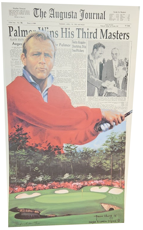 Arnold Palmer "King's Third Assault at Augusta" – Limited Edition Signed Lithograph