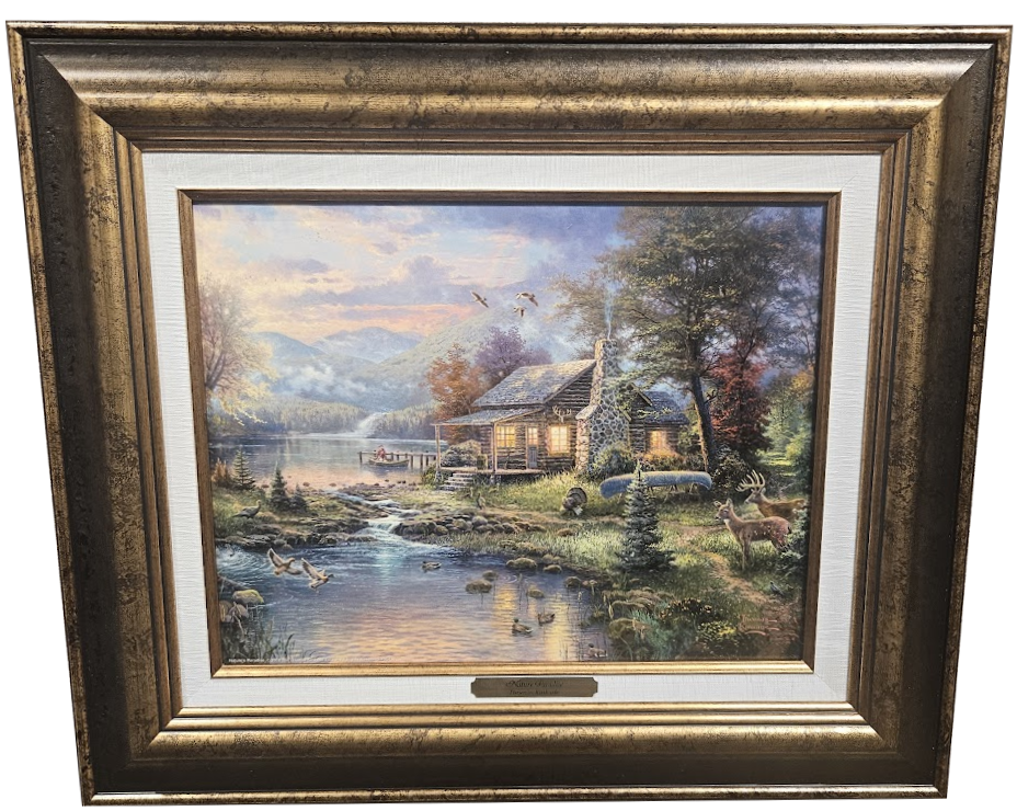 Thomas Kinkade "Nature's Paradise" Framed Fine Art Print